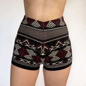 Urban Outfitters Tribal Knit Sweater Short Medium